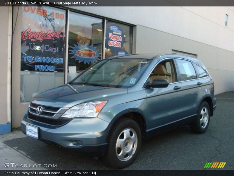 Opal Sage Metallic / Ivory 2010 Honda CR-V LX AWD