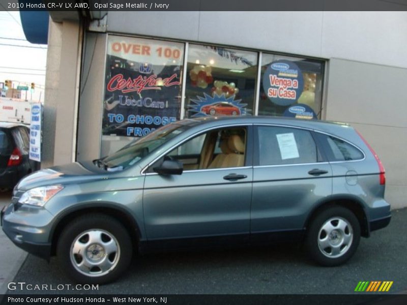 Opal Sage Metallic / Ivory 2010 Honda CR-V LX AWD