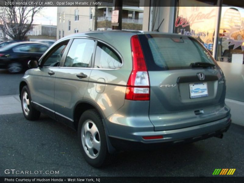 Opal Sage Metallic / Ivory 2010 Honda CR-V LX AWD