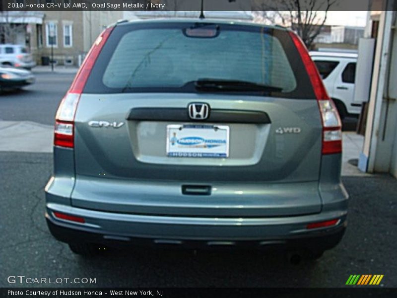 Opal Sage Metallic / Ivory 2010 Honda CR-V LX AWD