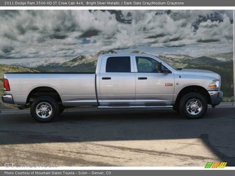 Bright Silver Metallic / Dark Slate Gray/Medium Graystone 2011 Dodge Ram 3500 HD ST Crew Cab 4x4