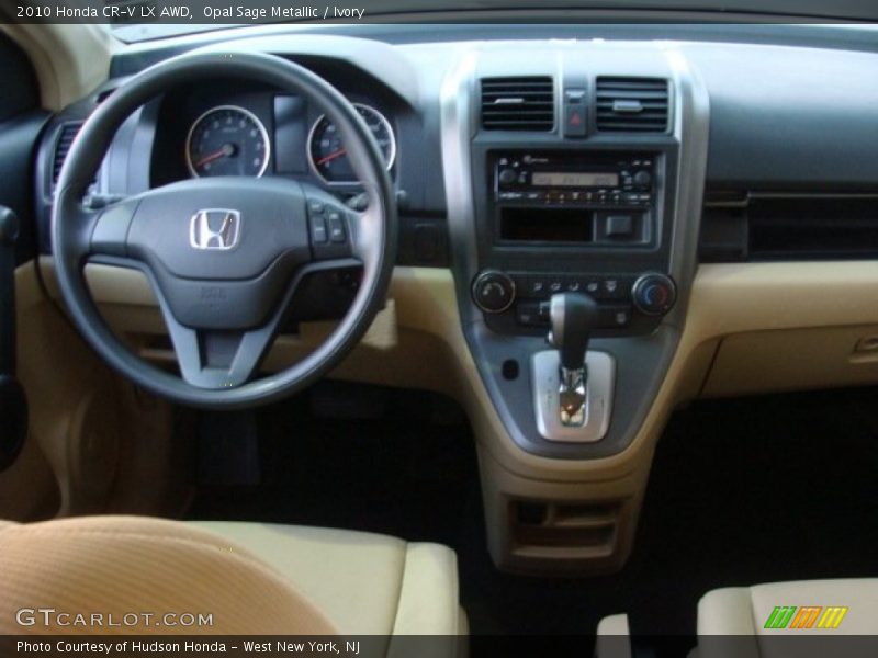 Opal Sage Metallic / Ivory 2010 Honda CR-V LX AWD