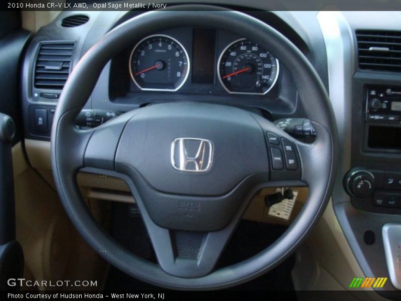 Opal Sage Metallic / Ivory 2010 Honda CR-V LX AWD