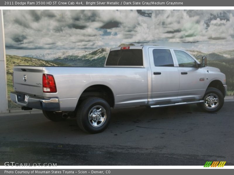 Bright Silver Metallic / Dark Slate Gray/Medium Graystone 2011 Dodge Ram 3500 HD ST Crew Cab 4x4