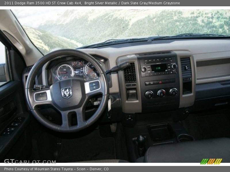Bright Silver Metallic / Dark Slate Gray/Medium Graystone 2011 Dodge Ram 3500 HD ST Crew Cab 4x4