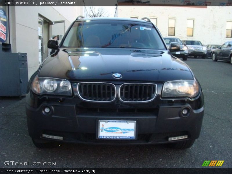 Jet Black / Terracotta 2005 BMW X3 3.0i