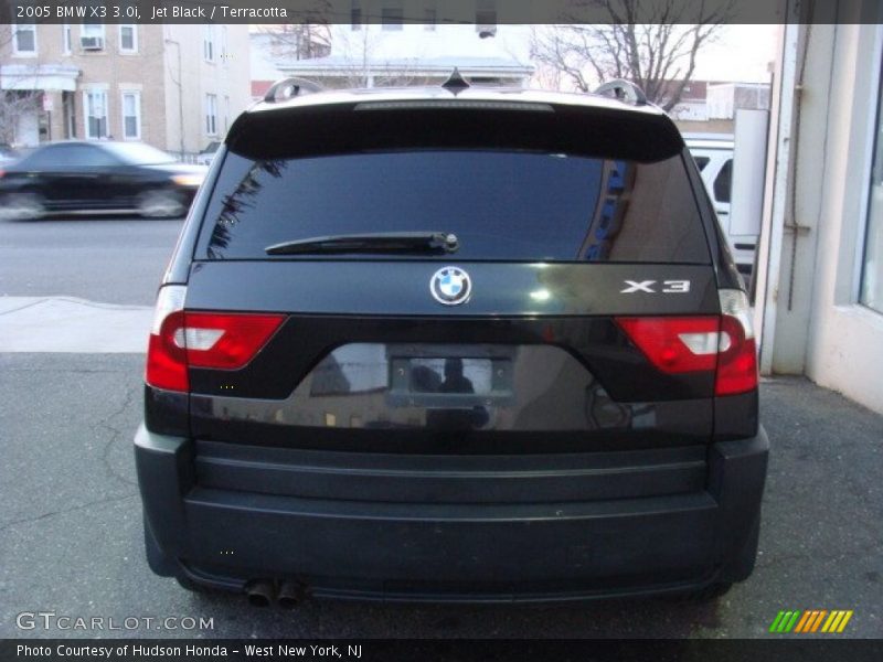 Jet Black / Terracotta 2005 BMW X3 3.0i