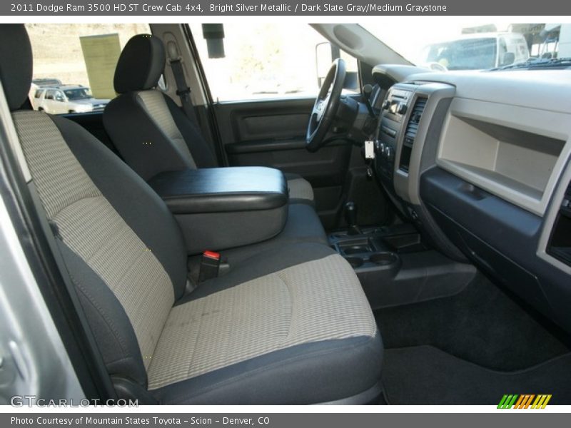 Bright Silver Metallic / Dark Slate Gray/Medium Graystone 2011 Dodge Ram 3500 HD ST Crew Cab 4x4