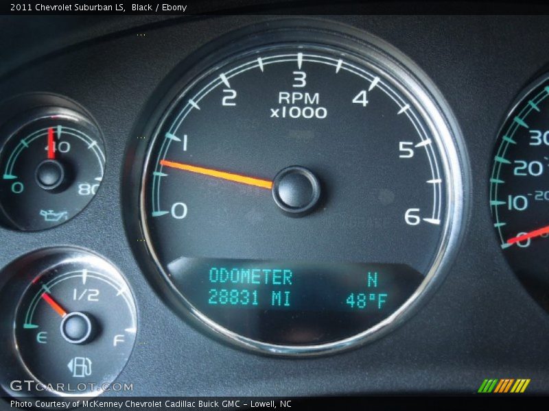 Black / Ebony 2011 Chevrolet Suburban LS