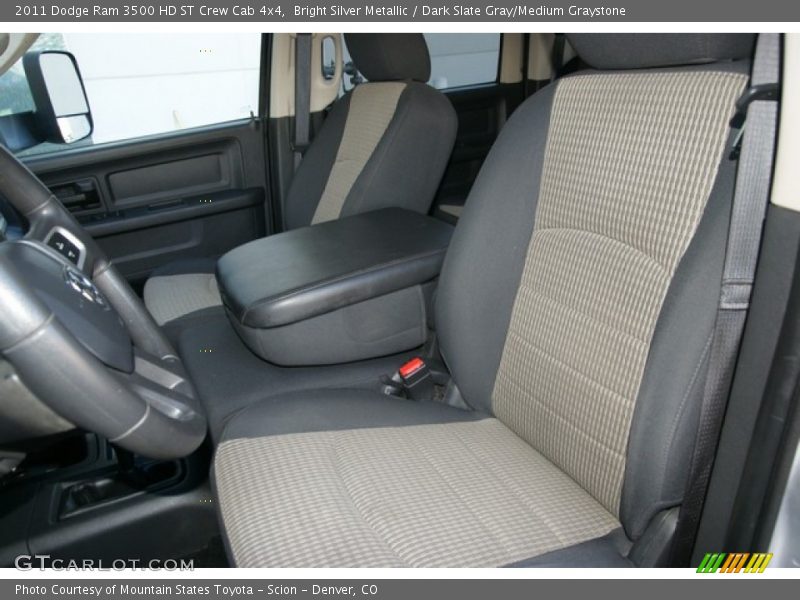 Bright Silver Metallic / Dark Slate Gray/Medium Graystone 2011 Dodge Ram 3500 HD ST Crew Cab 4x4