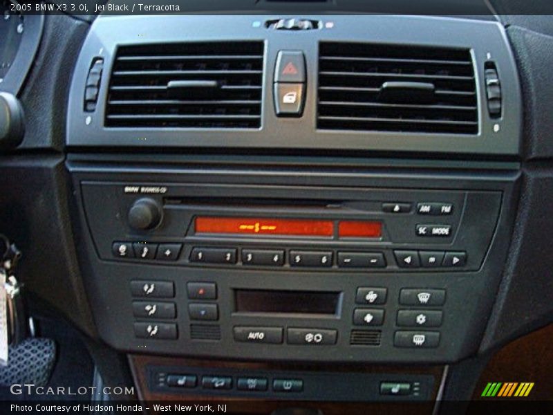 Jet Black / Terracotta 2005 BMW X3 3.0i