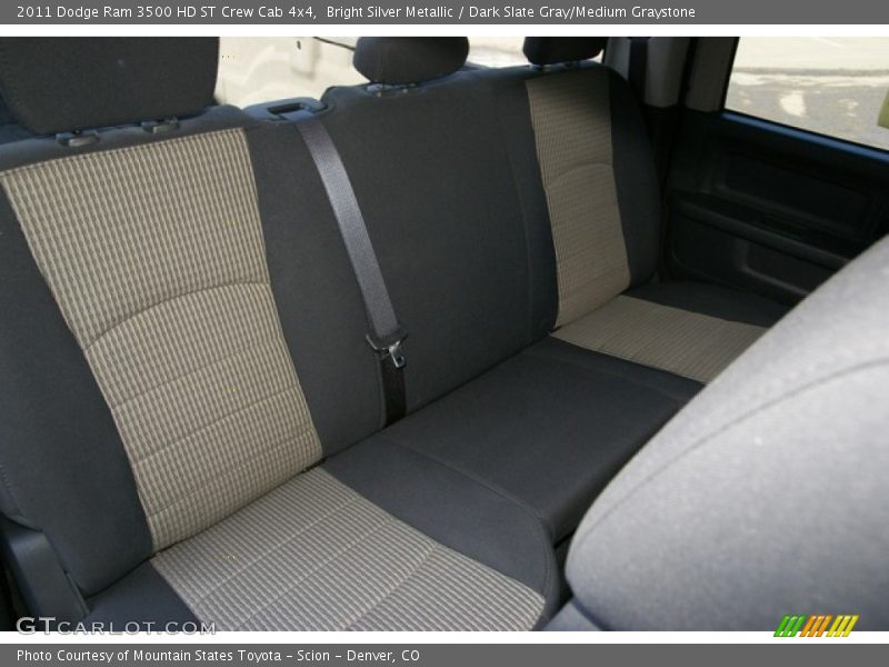 Bright Silver Metallic / Dark Slate Gray/Medium Graystone 2011 Dodge Ram 3500 HD ST Crew Cab 4x4
