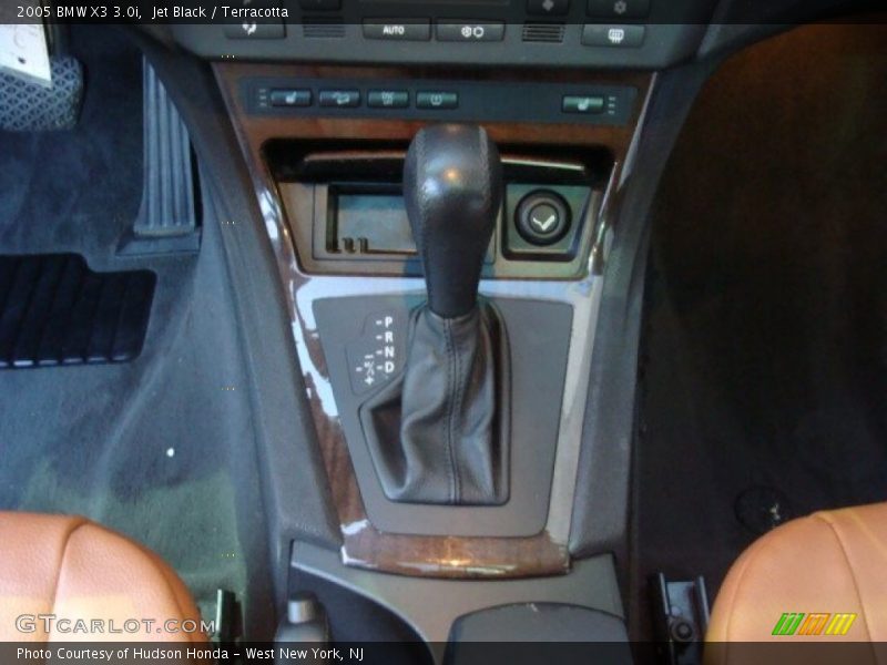 Jet Black / Terracotta 2005 BMW X3 3.0i