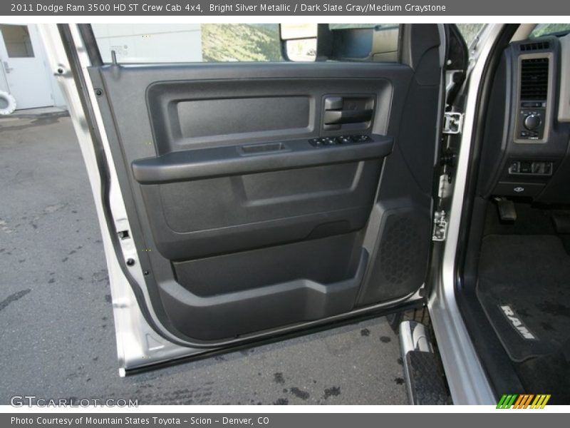 Bright Silver Metallic / Dark Slate Gray/Medium Graystone 2011 Dodge Ram 3500 HD ST Crew Cab 4x4