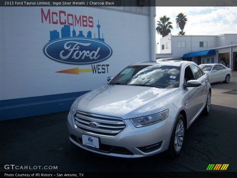 Ingot Silver Metallic / Charcoal Black 2013 Ford Taurus Limited