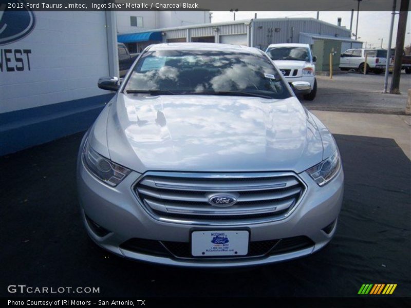 Ingot Silver Metallic / Charcoal Black 2013 Ford Taurus Limited