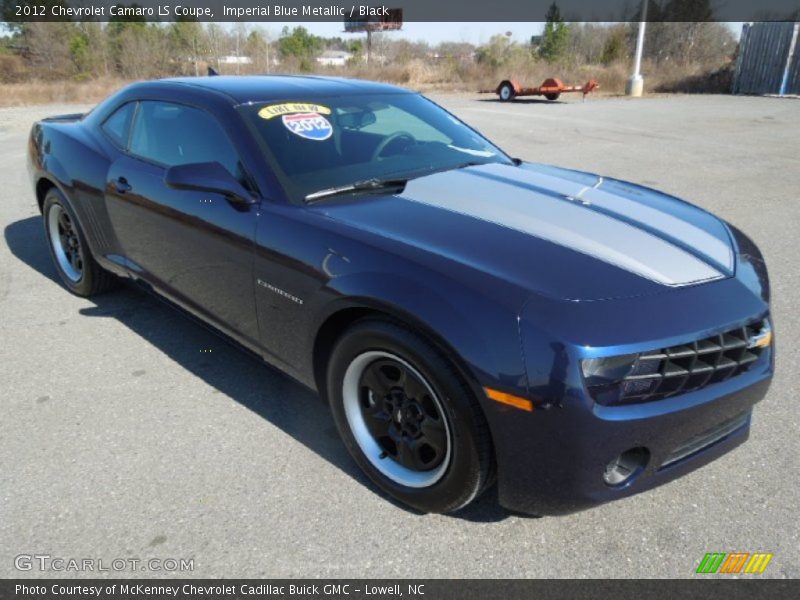 Imperial Blue Metallic / Black 2012 Chevrolet Camaro LS Coupe