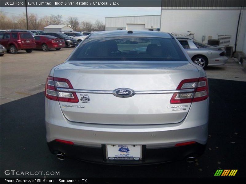 Ingot Silver Metallic / Charcoal Black 2013 Ford Taurus Limited