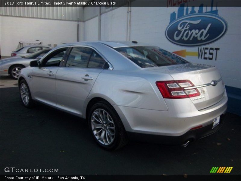 Ingot Silver Metallic / Charcoal Black 2013 Ford Taurus Limited