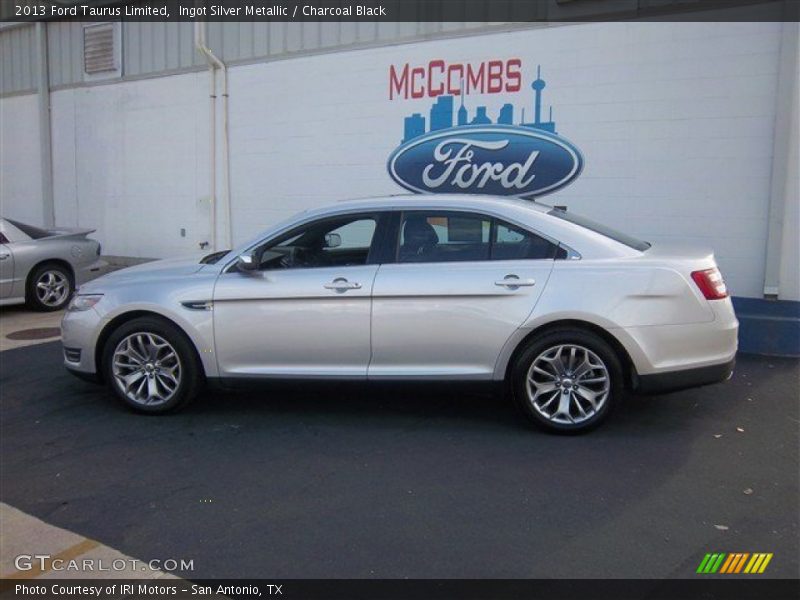 Ingot Silver Metallic / Charcoal Black 2013 Ford Taurus Limited