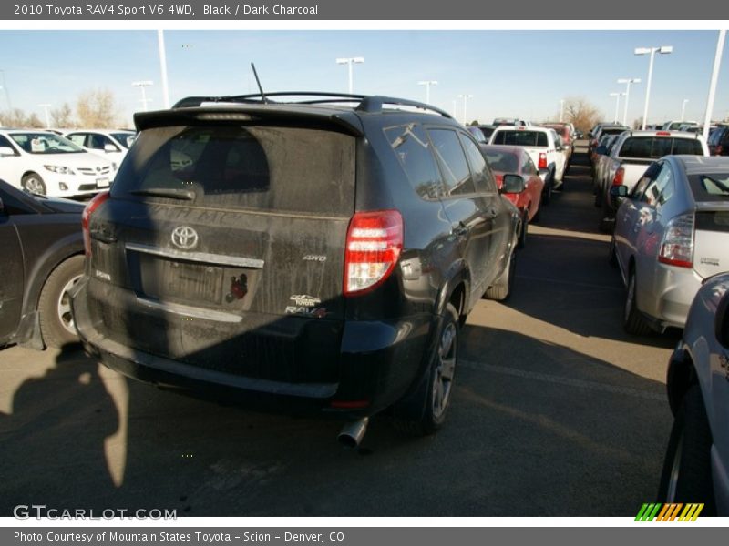 Black / Dark Charcoal 2010 Toyota RAV4 Sport V6 4WD