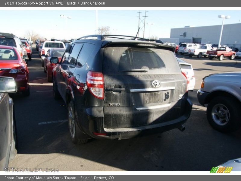 Black / Dark Charcoal 2010 Toyota RAV4 Sport V6 4WD