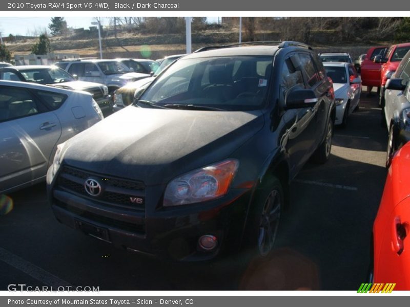 Black / Dark Charcoal 2010 Toyota RAV4 Sport V6 4WD