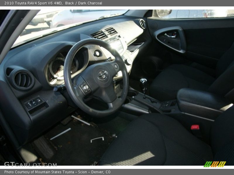 Black / Dark Charcoal 2010 Toyota RAV4 Sport V6 4WD