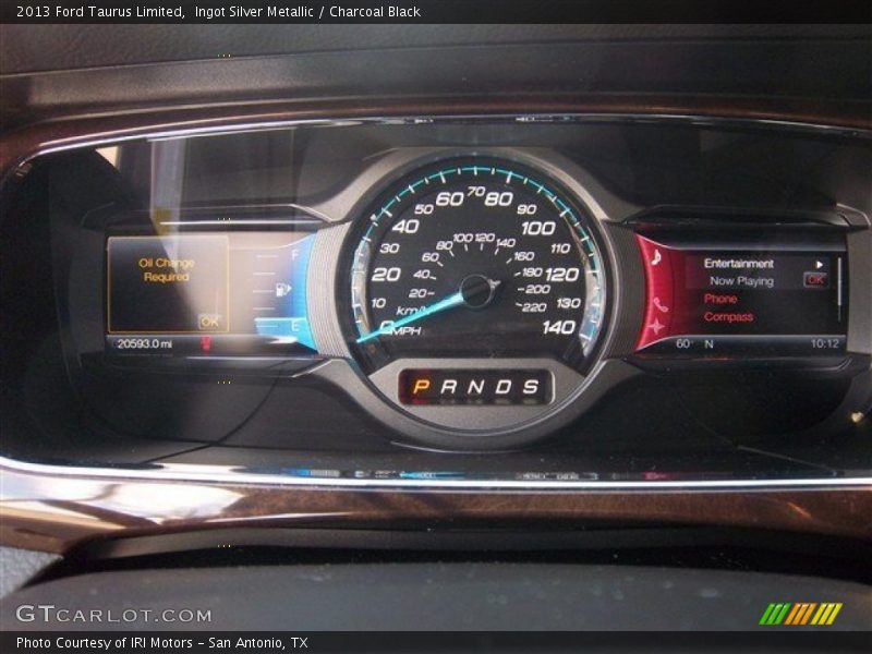 Ingot Silver Metallic / Charcoal Black 2013 Ford Taurus Limited
