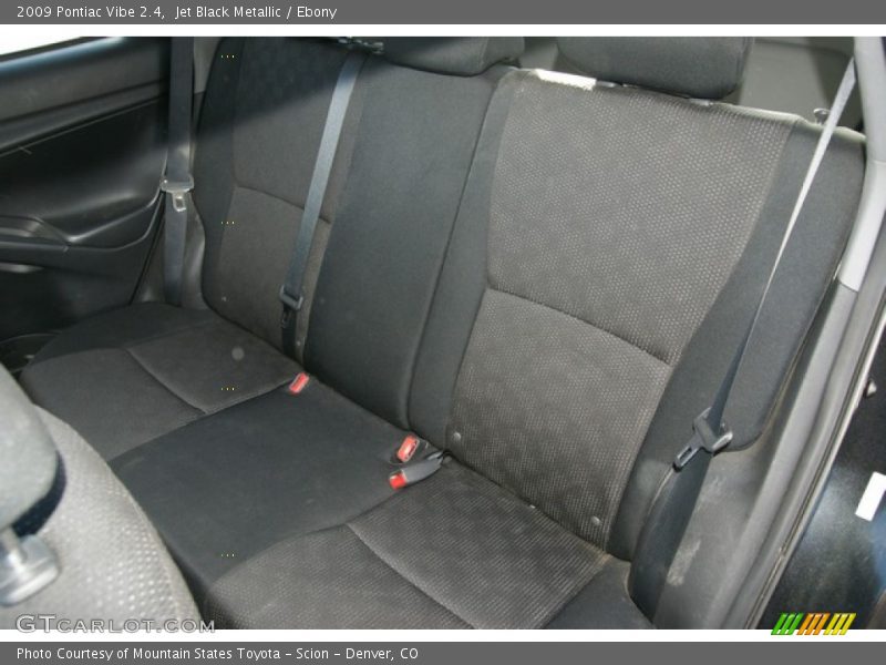 Jet Black Metallic / Ebony 2009 Pontiac Vibe 2.4
