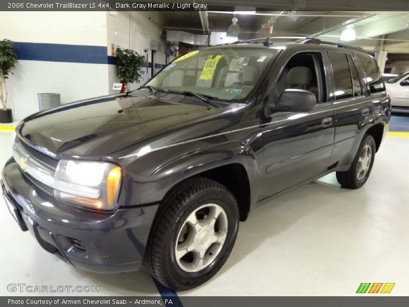 Dark Gray Metallic / Light Gray 2006 Chevrolet TrailBlazer LS 4x4