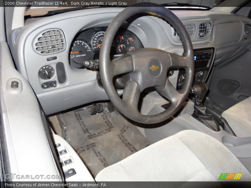 Dark Gray Metallic / Light Gray 2006 Chevrolet TrailBlazer LS 4x4