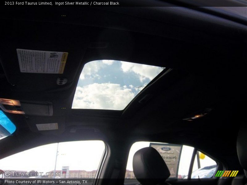 Ingot Silver Metallic / Charcoal Black 2013 Ford Taurus Limited