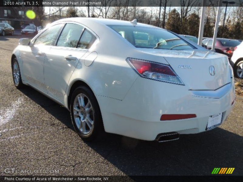 White Diamond Pearl / Parchment 2010 Acura TL 3.5