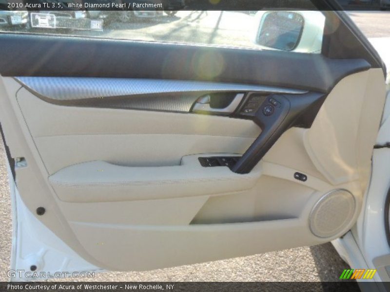 White Diamond Pearl / Parchment 2010 Acura TL 3.5