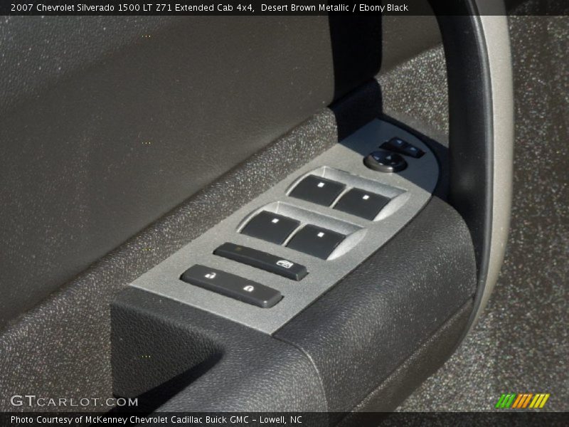 Desert Brown Metallic / Ebony Black 2007 Chevrolet Silverado 1500 LT Z71 Extended Cab 4x4