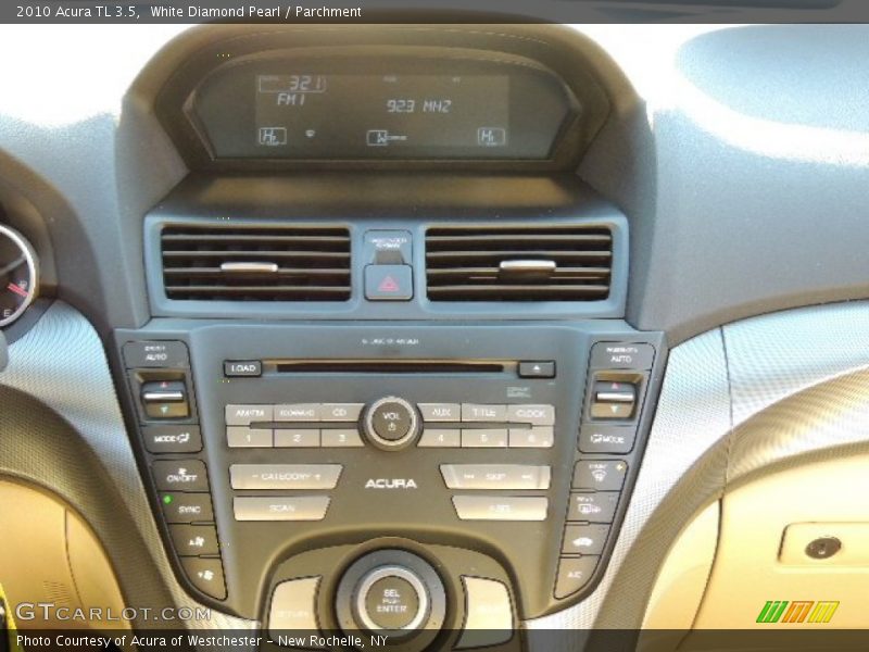 White Diamond Pearl / Parchment 2010 Acura TL 3.5