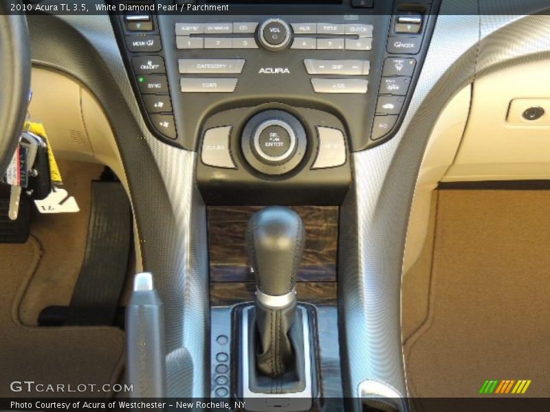 White Diamond Pearl / Parchment 2010 Acura TL 3.5