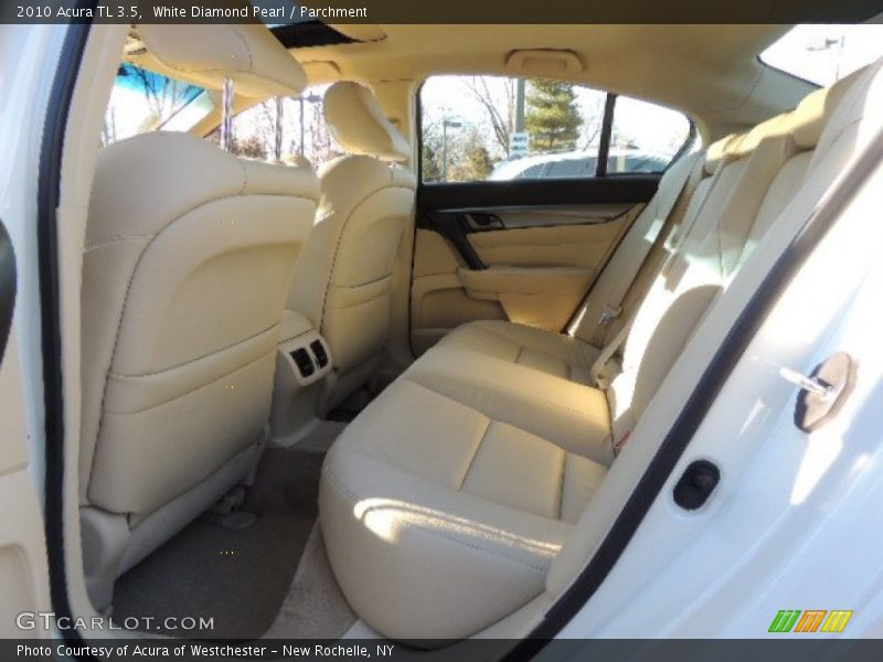 White Diamond Pearl / Parchment 2010 Acura TL 3.5