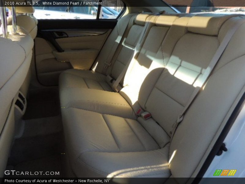 White Diamond Pearl / Parchment 2010 Acura TL 3.5