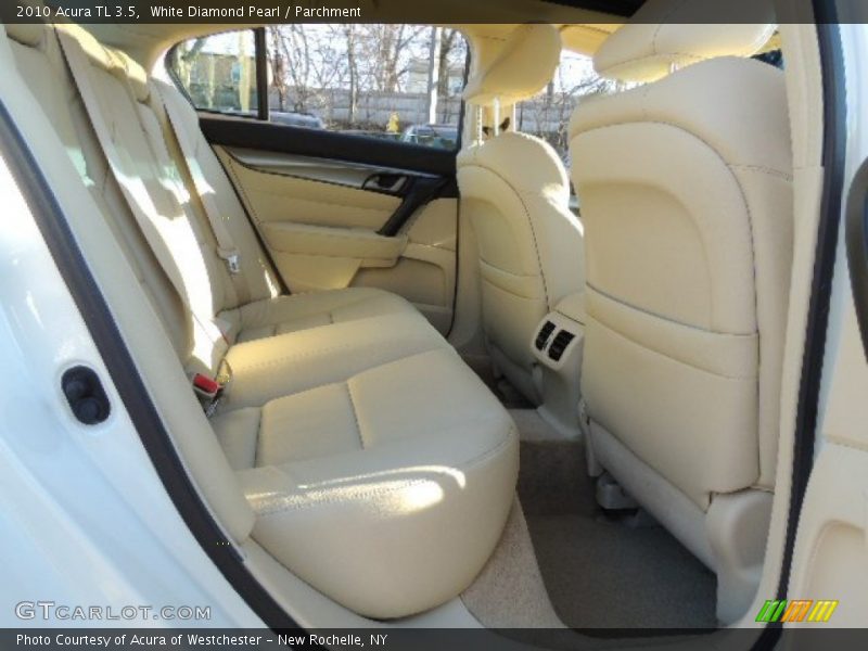 White Diamond Pearl / Parchment 2010 Acura TL 3.5