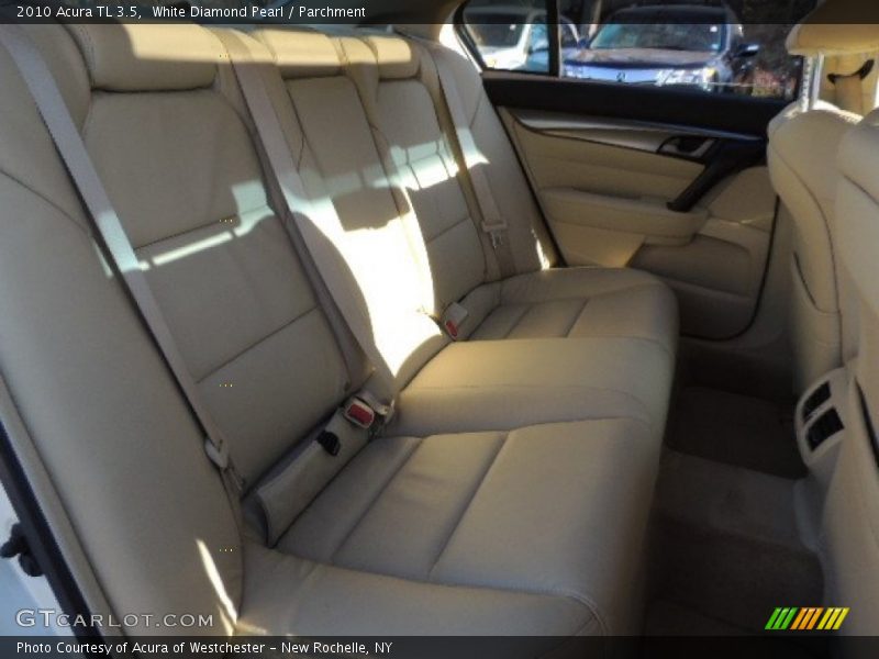 White Diamond Pearl / Parchment 2010 Acura TL 3.5