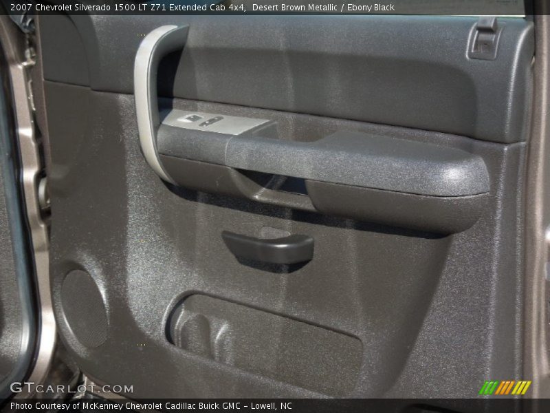 Desert Brown Metallic / Ebony Black 2007 Chevrolet Silverado 1500 LT Z71 Extended Cab 4x4