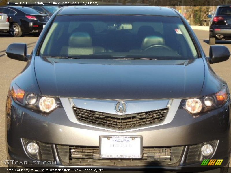 Polished Metal Metallic / Ebony 2010 Acura TSX Sedan