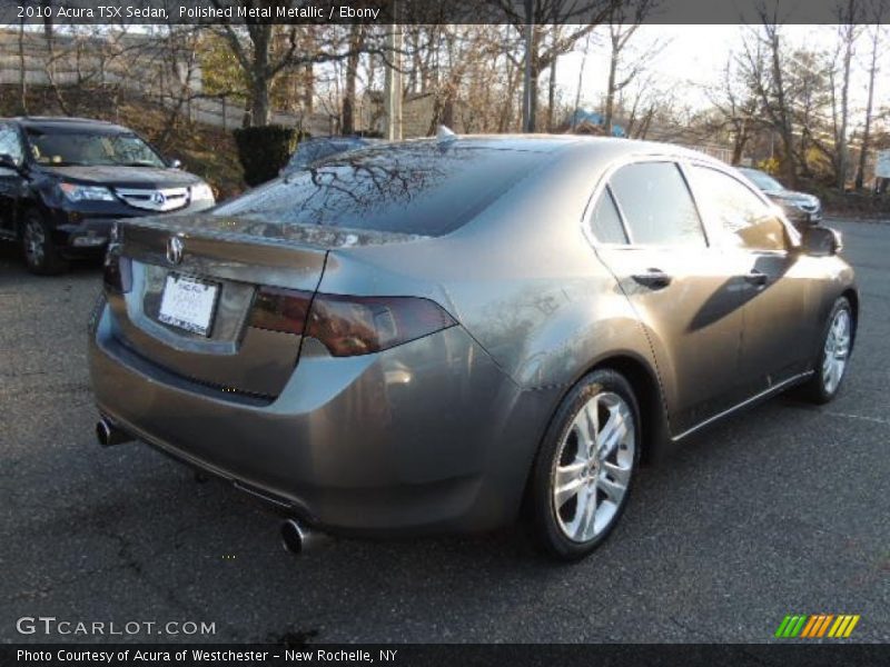 Polished Metal Metallic / Ebony 2010 Acura TSX Sedan