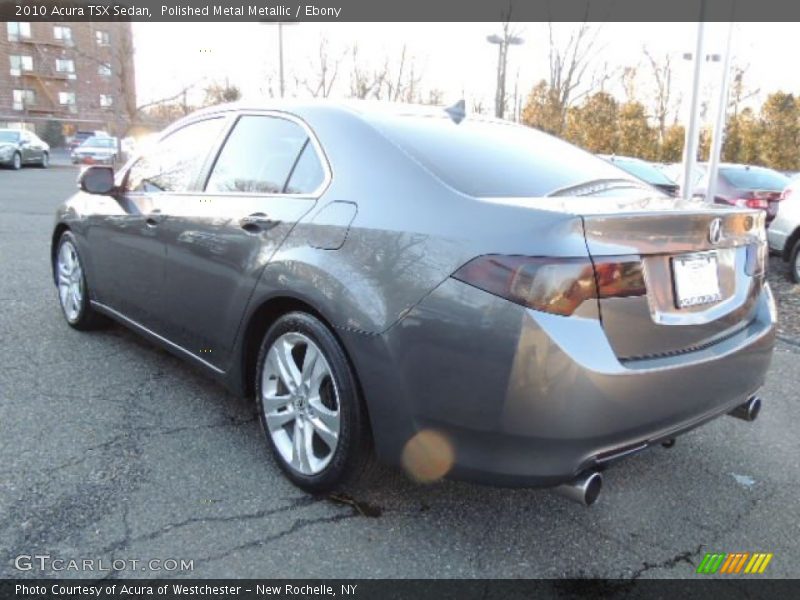Polished Metal Metallic / Ebony 2010 Acura TSX Sedan