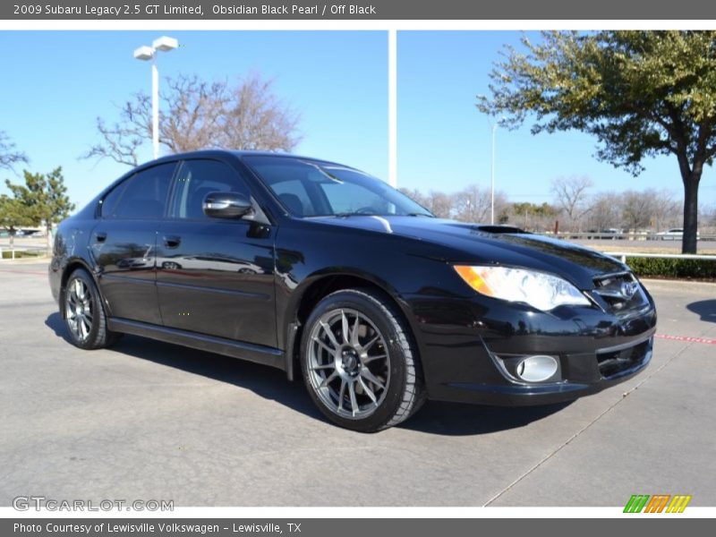 Front 3/4 View of 2009 Legacy 2.5 GT Limited