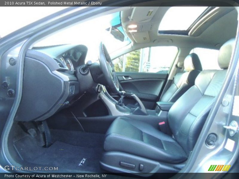 Front Seat of 2010 TSX Sedan