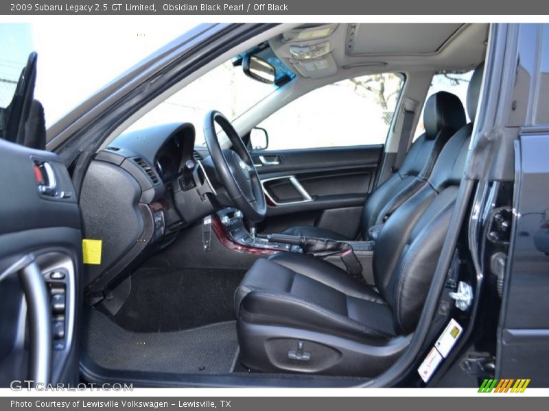  2009 Legacy 2.5 GT Limited Off Black Interior