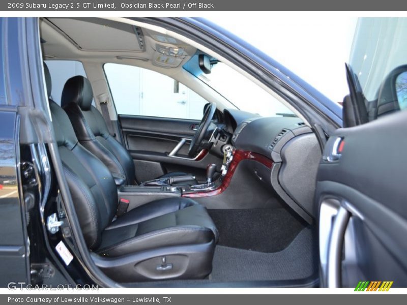  2009 Legacy 2.5 GT Limited Off Black Interior